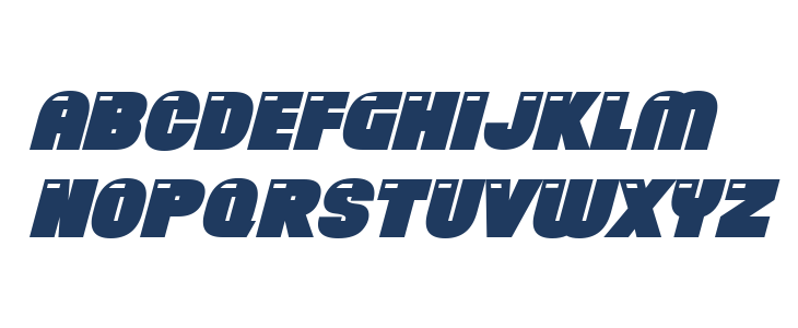 Brand New Retro Italic Lowercase