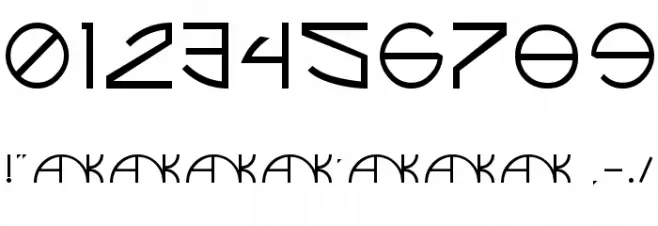 Brand New Font OTHER CHARS