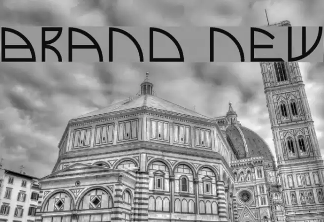 Brand New Font examples