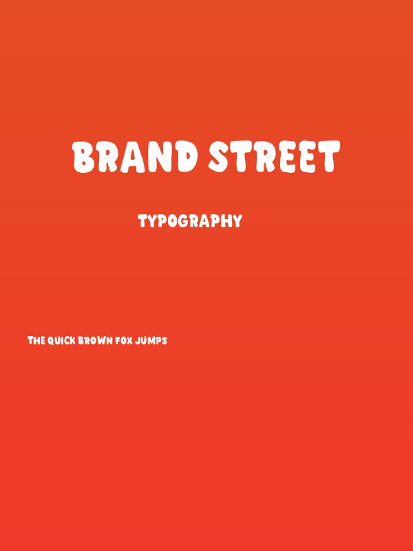 Brand Street Poster