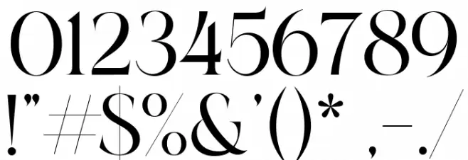 Brand Font OTHER CHARS