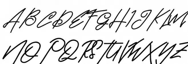 BrandHole FREE Font UPPERCASE