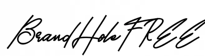 BrandHoleFREE  تنزيل الخطوط