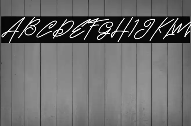 BrandHoleFREE Font examples