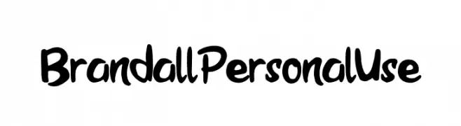 Brandall Personal Use  Frei Schriftart Herunterladen