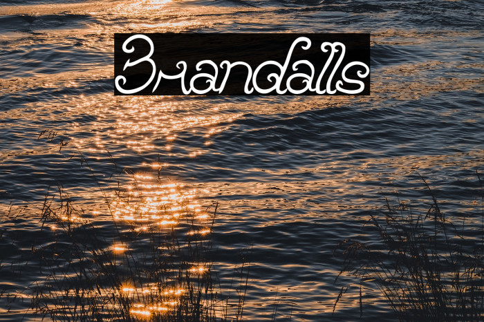 Brandalls Font examples