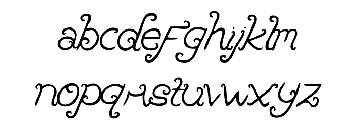 Brandalls Font LOWERCASE