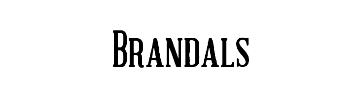 Brandals  les polices de caractères gratuit tlcharger