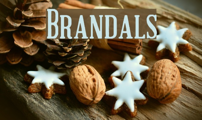 Brandals Font examples