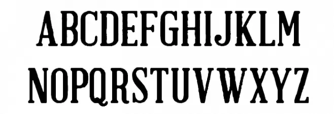 Brandals Caratteri MINUSCOLO