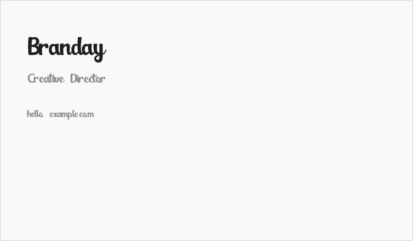 Branday Business Card