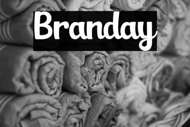 Branday Font examples