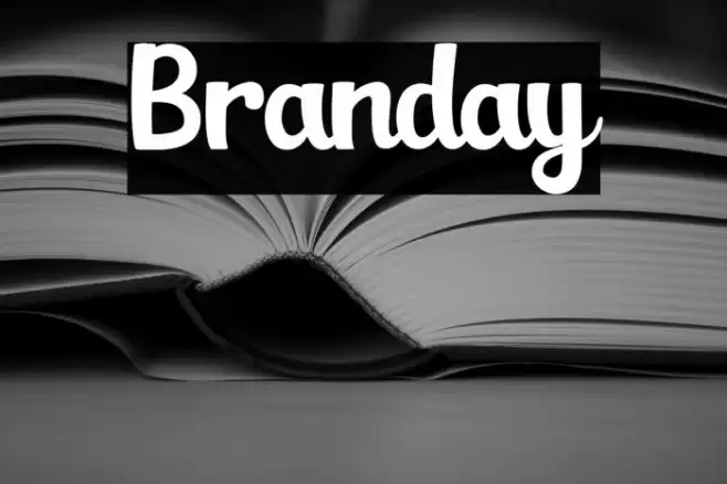 Branday Font examples