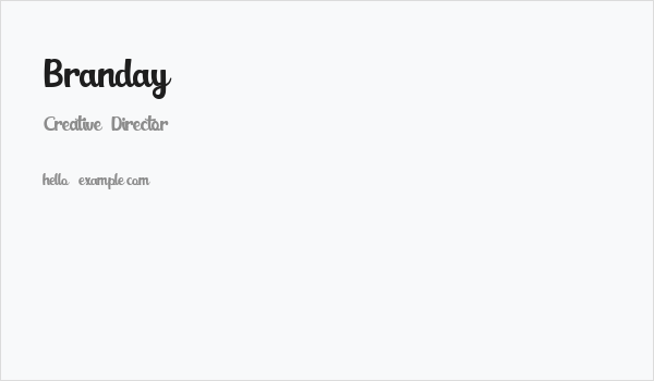 Branday Business Card