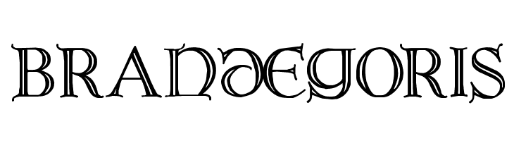 Brandegoris  フリーフォントのダウンロード