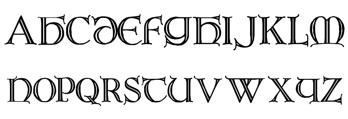 Brandegoris Font LOWERCASE