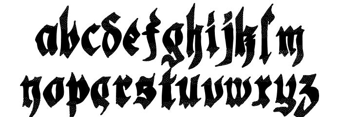 Brandenburg 字体 小写