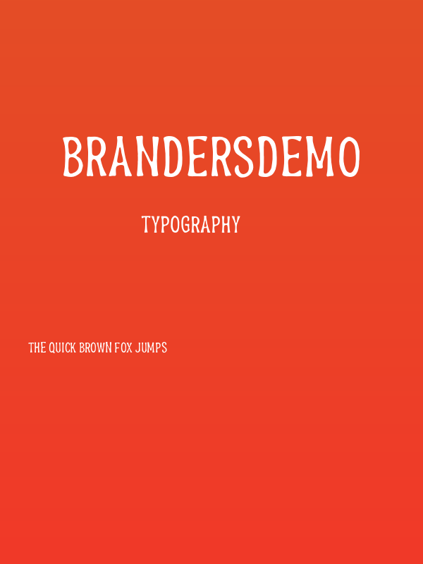 BrandersDEMO Poster