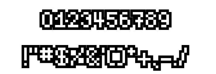 Brandi Alexander Outline Regular Font OTHER CHARS