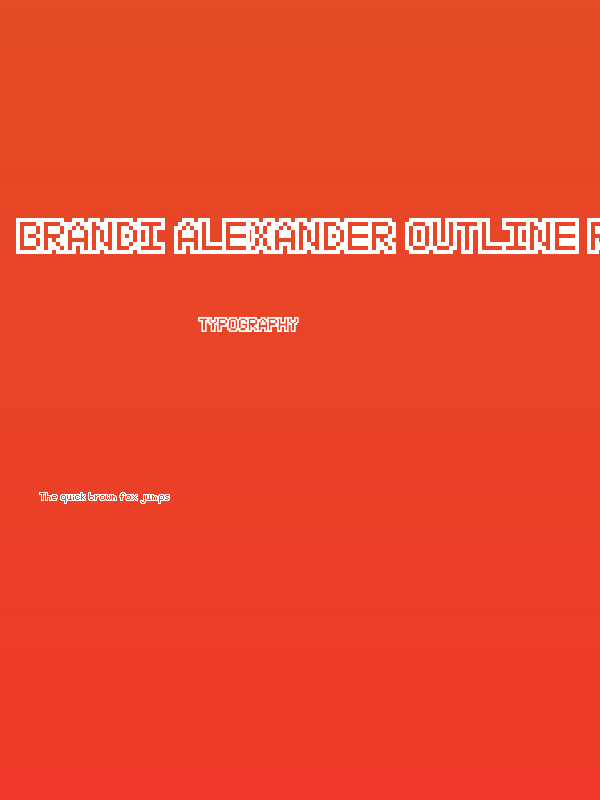 Brandi Alexander Outline Regular Poster
