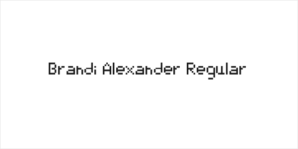 Brandi Alexander Regular Logo