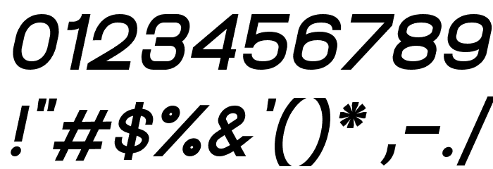 BrandingPro-BoldItalic Font OTHER CHARS