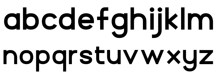BrandingPro-Bold Font LOWERCASE