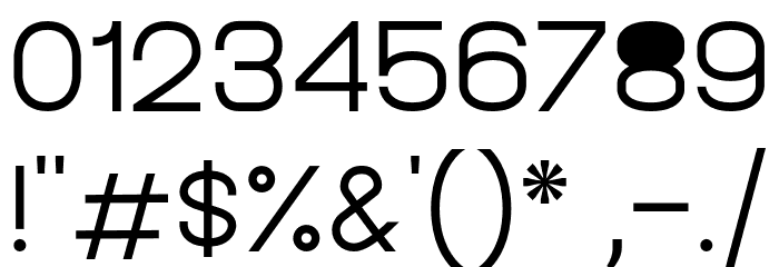 BrandingPro-Light Font OTHER CHARS
