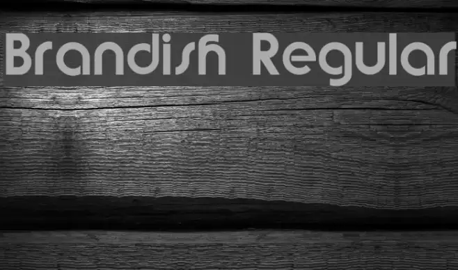 Brandish Regular Font examples
