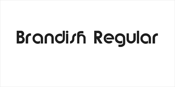 Brandish Regular Logo
