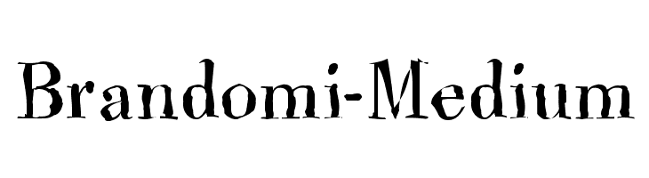 Brandomi-Medium  Free Fonts Download