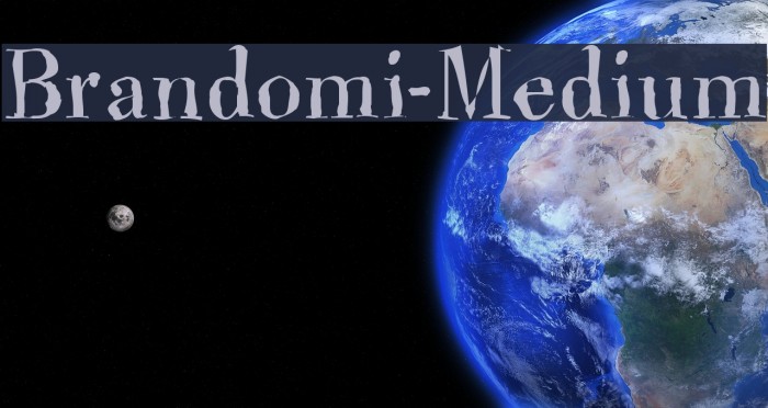 Brandomi-Medium Font examples