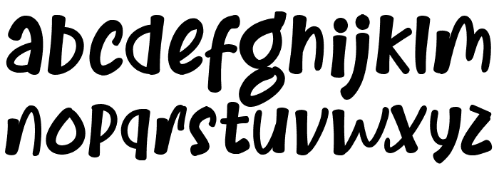 Brandon Bromley Font LOWERCASE