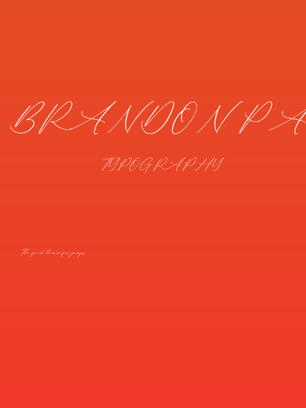 Brandon Patrick Poster