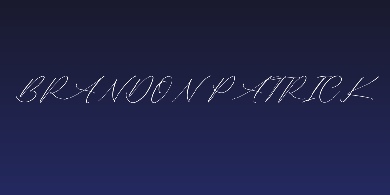 Brandon Patrick Social Header