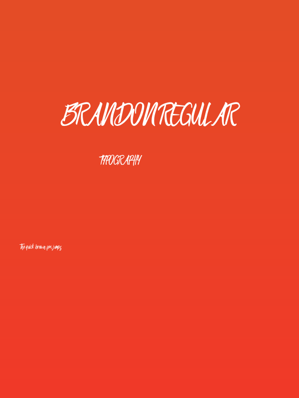 Brandon Regular Poster