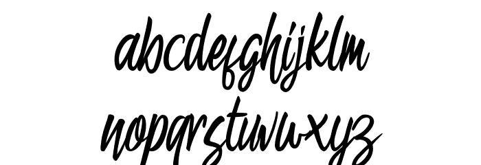 Brandon Regular Font LOWERCASE