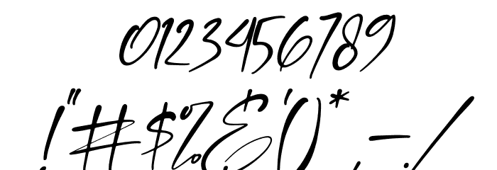 Brandon Smith Italic Font OTHER CHARS
