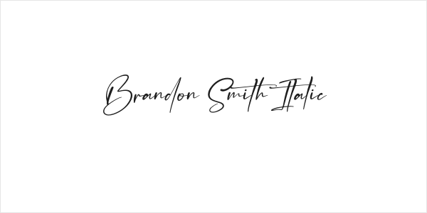 Brandon Smith Italic Logo