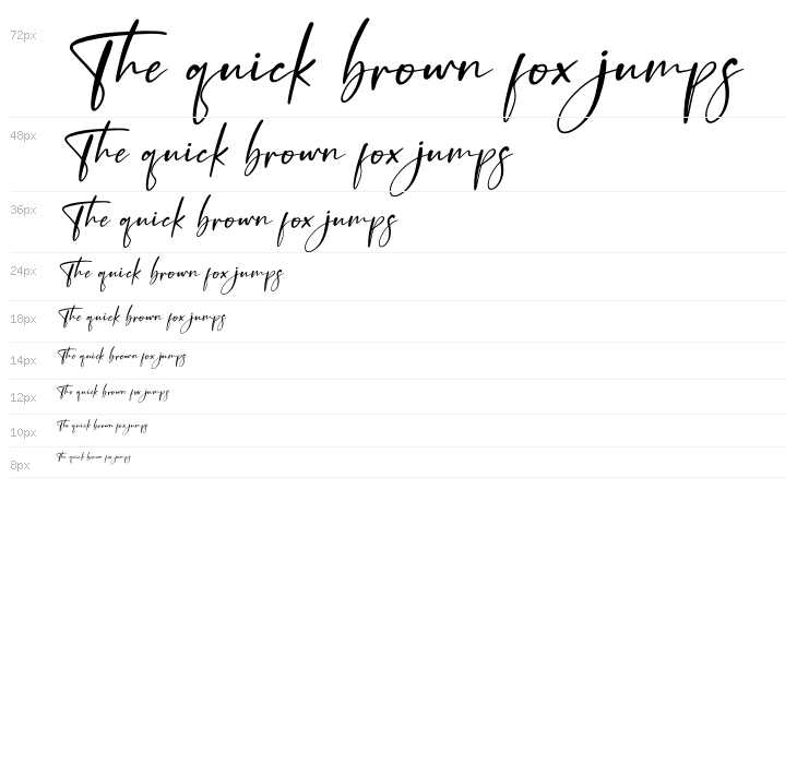 Brandon Smith Italic Waterfall