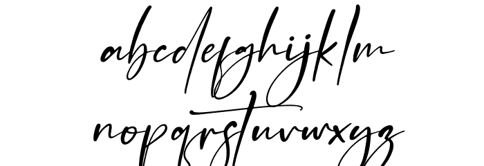 Brandon Smith Italic Font LOWERCASE