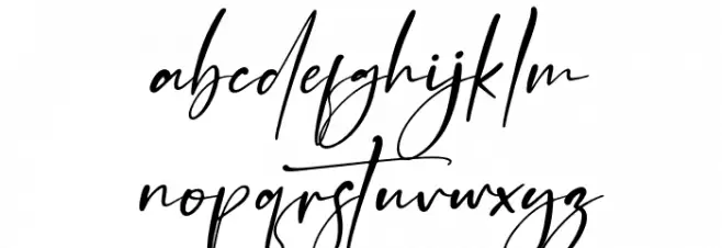 Brandon Smith Italic फ़ॉन्ट लोअरकेस