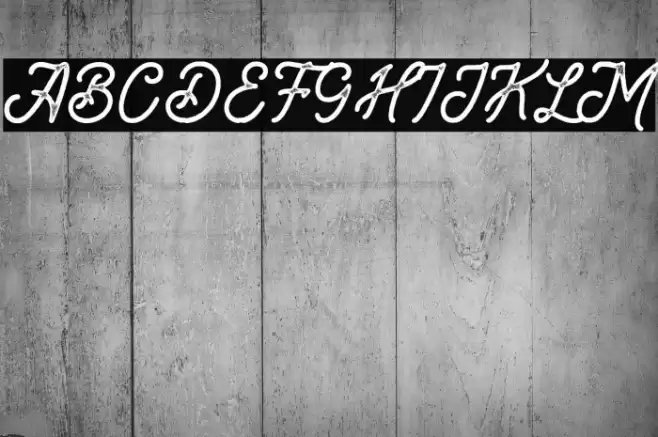 Brandon Smith Stamp Font examples