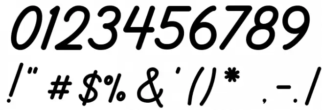 Brandon Smith Font OTHER CHARS