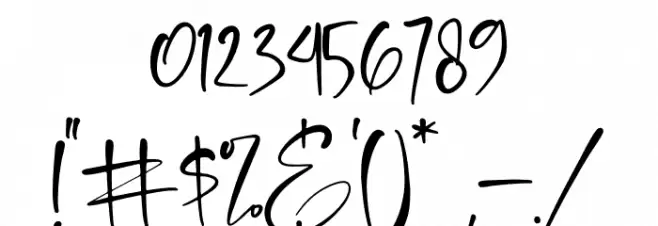 Brandon Smith Font OTHER CHARS