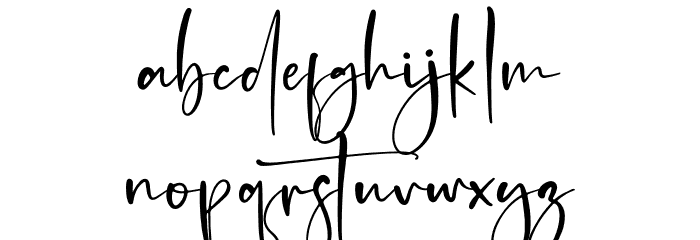 Brandon Smith Font LOWERCASE