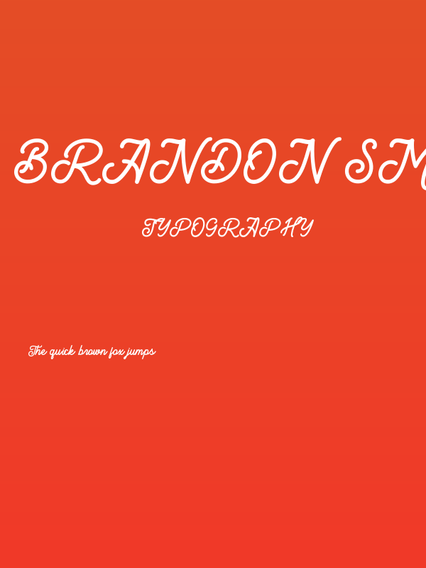 Brandon Smith Poster