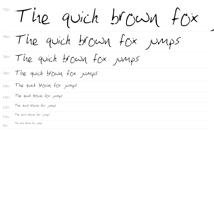 BrandonsHandwriting Waterfall