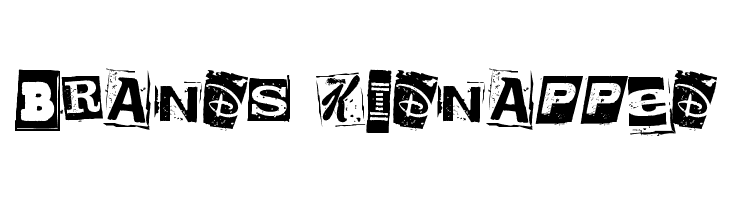 Brands Kidnapped  フリーフォントのダウンロード