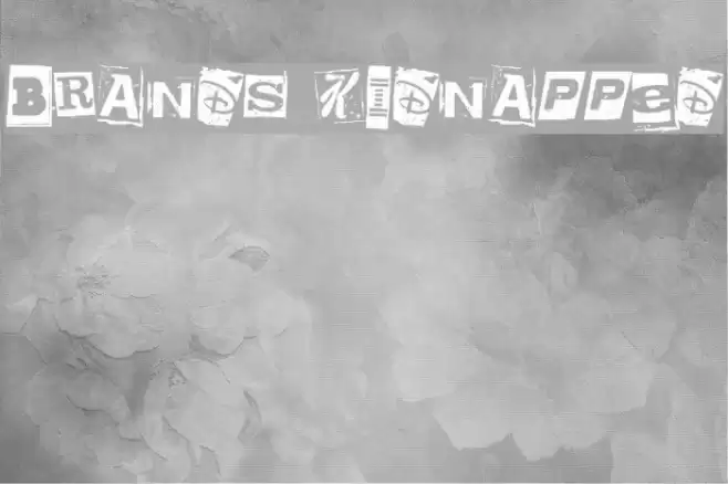 Brands Kidnapped Font examples